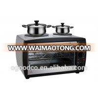 Hot sell 26L toaster oven with 2 Hot Plate