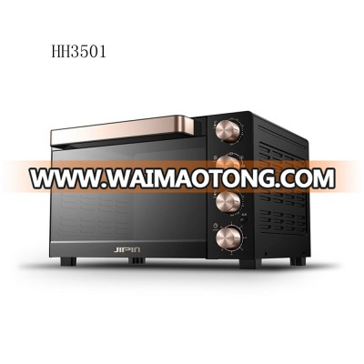 30L 35L Electric Power Source new design mechanical control electric mini oven for bread with rotation basket